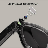AI Smart Glasses with Built-In 1080P Camera – Bluetooth Calls, Music & Real-Time Translation – SmartView Pro