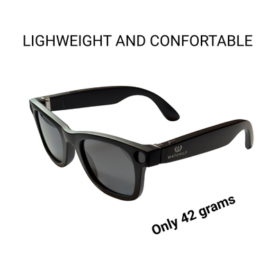 AI Smart Glasses with Built-In 1080P Camera – Bluetooth Calls, Music & Real-Time Translation – SmartView Pro