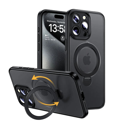 iPhone 360° Rotating MagSafe Case – Shockproof Protection