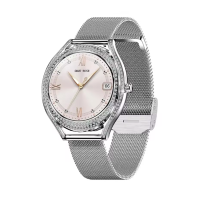 Smartwatch for Women – Bluetooth Calls, Fitness & Health Monitoring – SmartLady Shiny