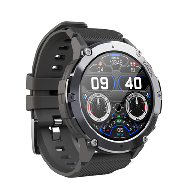 Smartwatch for Men – Bluetooth Calls, Fitness & Health Monitoring – Adventurer