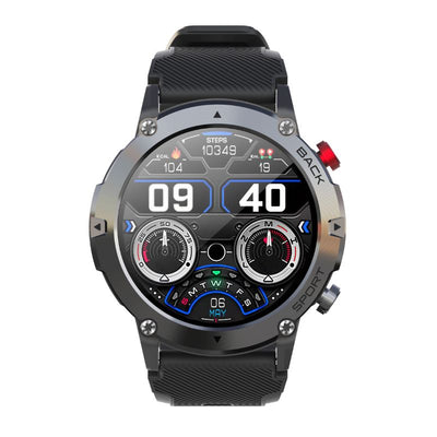 Smartwatch for Men – Bluetooth Calls, Fitness & Health Monitoring – Adventurer