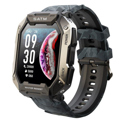 Smartwatch for Men – Bluetooth Calls, Fitness & Health Monitoring – Pro Military MT1